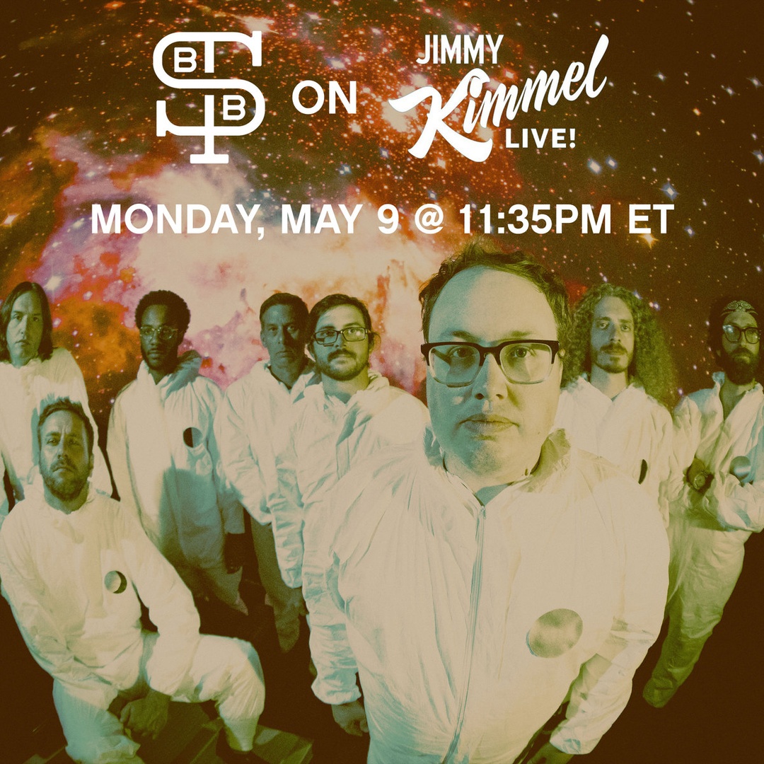 StP_BrokenBones's tweet photo. We're beyond excited to announce that we will be the @JimmyKimmelLive musical guest on Monday, May 9th at 11:35PM ET! 🤯🤯 Tune in wherever you watch ABC. https://t.co/6rEGxg7XSy