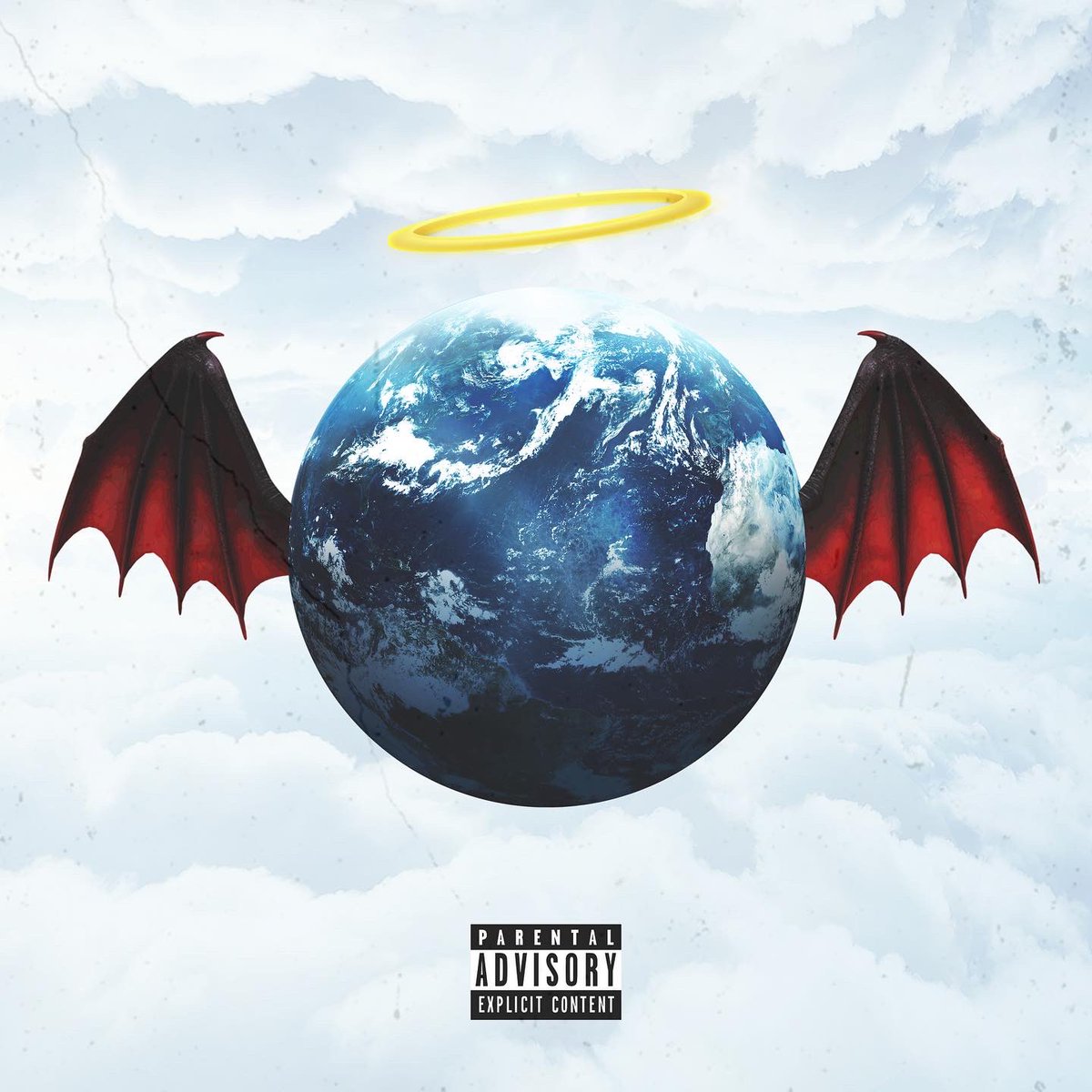 gr3atfulred's tweet photo. Cosey’s World 🌎🦇👼 | Cover art I made for Stockton artist @lildaddex and his first single from his 2020 album Cosey’s World. He wanted to incorporate a world with demon wings and a halo. Check out the project, it’s worth the listen. 🎒Which is your favorite? 🤔 #photoshop https://t.co/iMbMjjc5hm