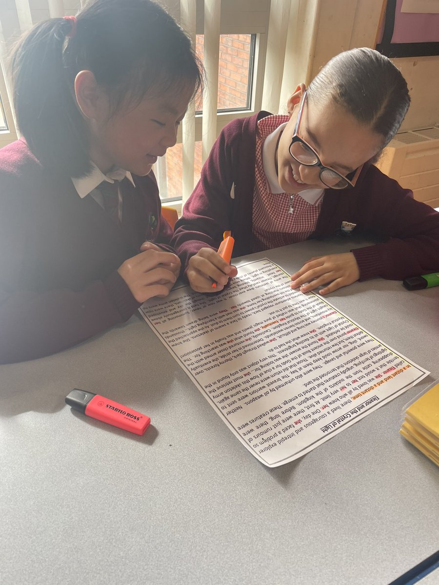 Today we were changing the mood of our model text in English. It was a little tricky at times, but we worked well together and came up with some incredible ideas! <a href="/GreenbankSchool/">Greenbank Primary</a>