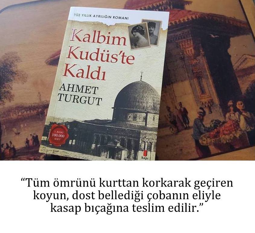 ahturgut's tweet image. "Keşke" deyiverdi: "Biri olsa ve beni anlasa! Biri olsa, ben de onu anlasam. O, Kaf Dağı'nın ardından anlatsa ve ben onunlayken anlasam!"
#KalbimKudüsteKaldi Romanından