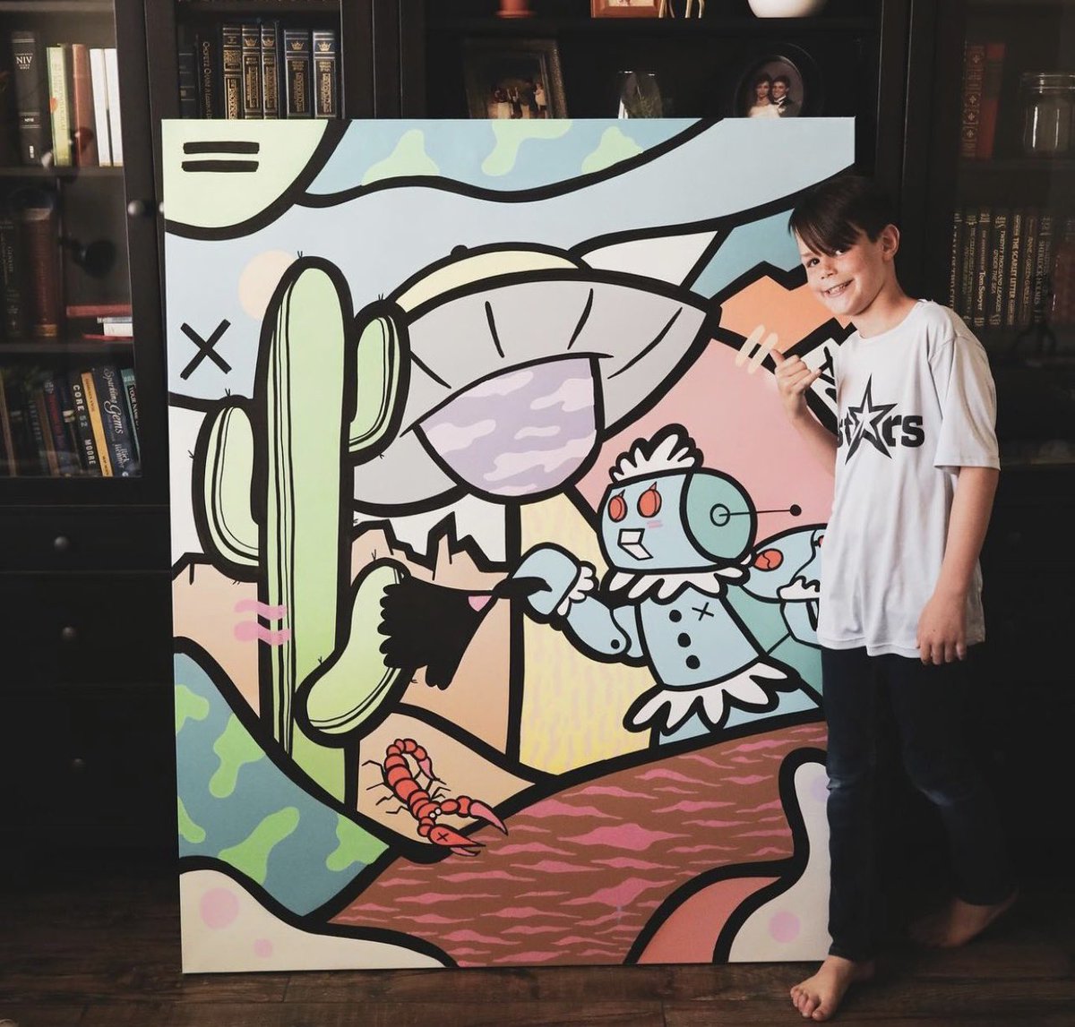 ChilledSLOTHnft's tweet image. 🚨GIVEAWAY!!🚨
Genesis SLOTH sell out celebration giveaway!

Enter in to win a 5ft x 4ft hand painted 1 of 1 canvas of this SLOTH and 2 WL spots to our upcoming Pfp project dropping in June.
 
To enter:

Must follow @chilledslothnft
RT &amp;amp; Like
Tag 3 frens

random winner 5/9
#nft