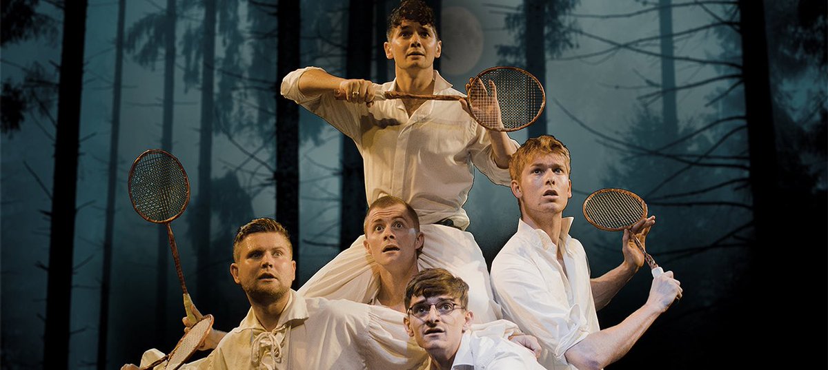 MycroftBrolly's tweet photo. #TheNetKill @ParkTheatre. I really enjoyed this Boy’s Own adventure! A badminton team go on a quest to slay the beast, and realise the value of friendship and teamwork en route. @incognito107 prove they are the best in physical theatre with astounding pacing, energy and timing! https://t.co/a927mj9Ig3