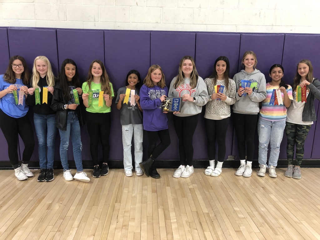 arcolaJRSR's tweet photo. Great team effort from every athlete to tie for 8th grade girls 2nd place at the conference meet this past Monday! https://t.co/HQ0WV0NQrz