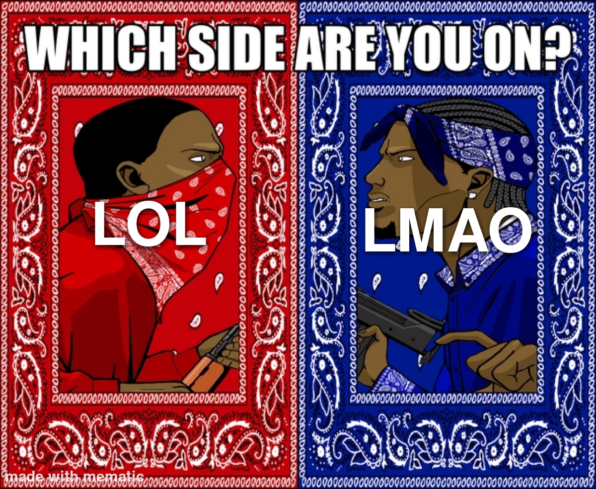 Lmao gang rise up