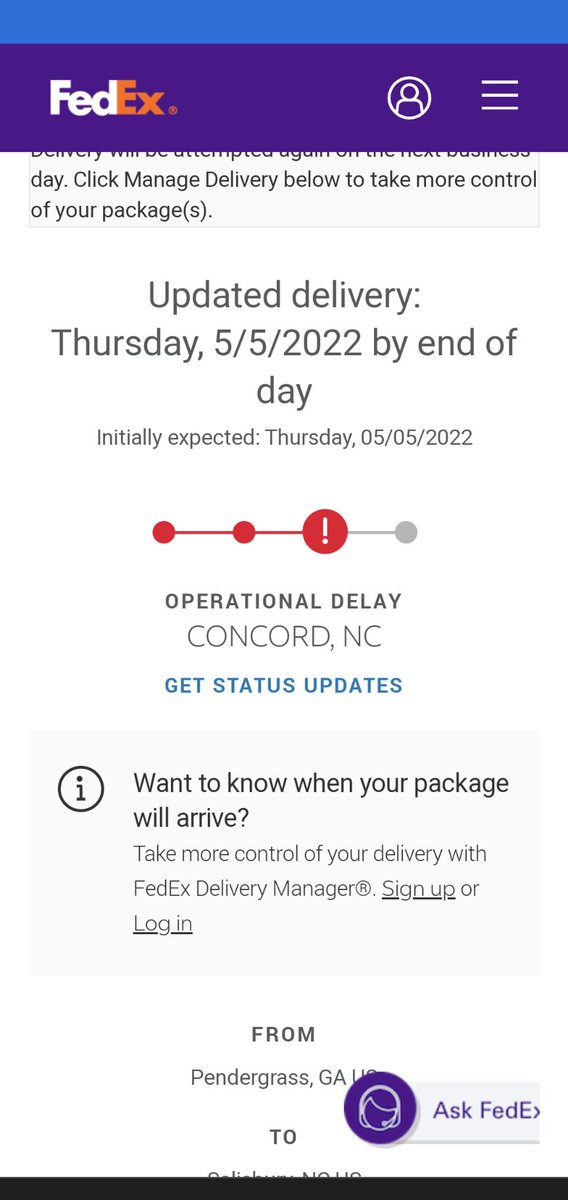 ConnorPatricksX's tweet photo. Another @FedEx  Fail. This is the 4th package in a row that has been delayed 3+ times...WHILE OUT FOR DELIVERY. Not very helpful, @FedExHelp. Thought you guys could have fixed whatever the problem is by now. https://t.co/oBPWejotwB