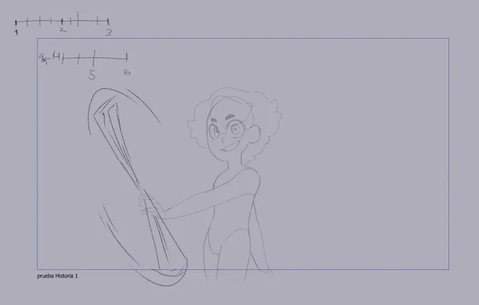 The spin frame by frame 1/2 