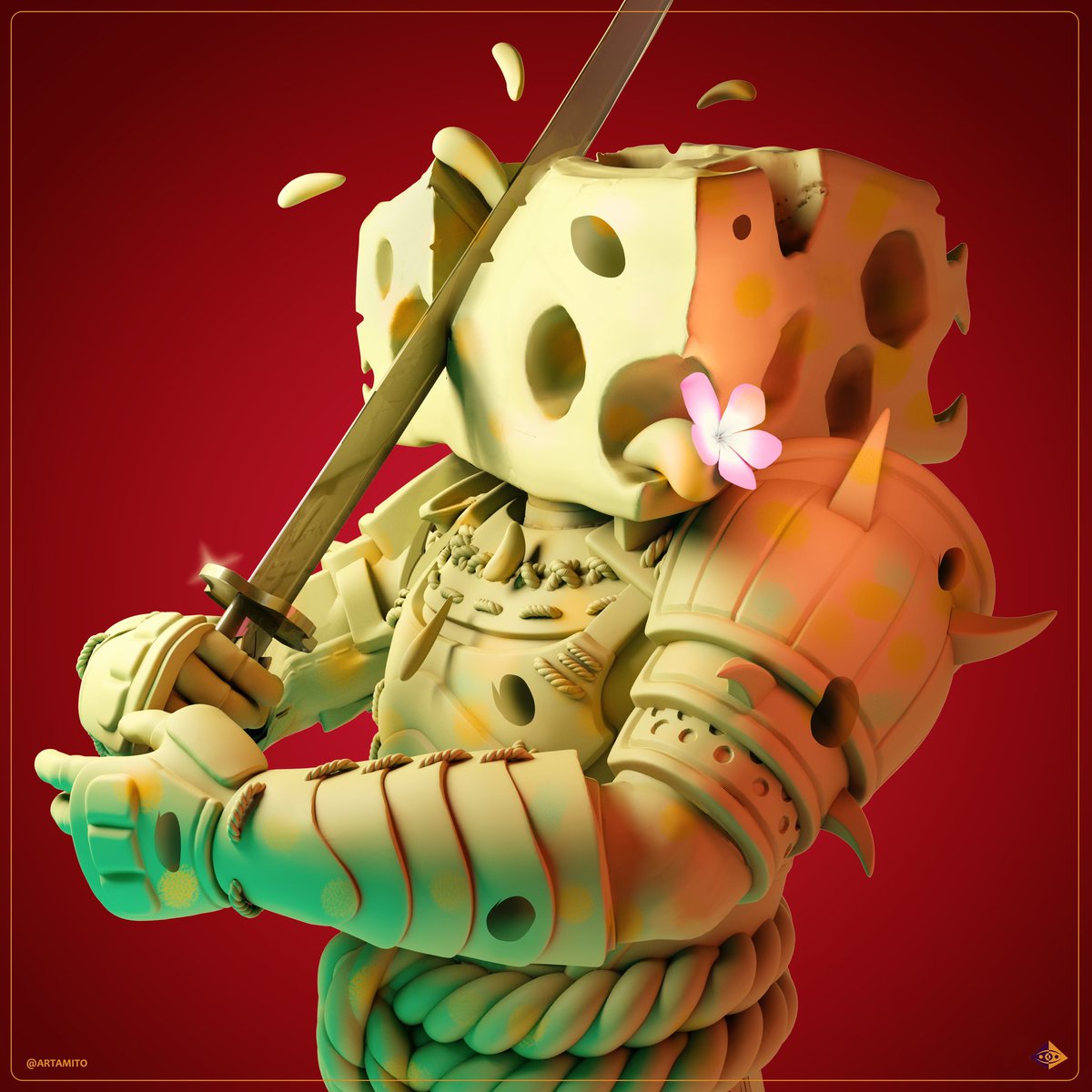 Swiss cheese harakiri 🧀🗡️
#artamito #surrealart #3Dartist #3D #3dcharacterartist #characterdesign #zbrush #animation #3dart #SURREALISM #3drender #3dcharacter #fantasyart