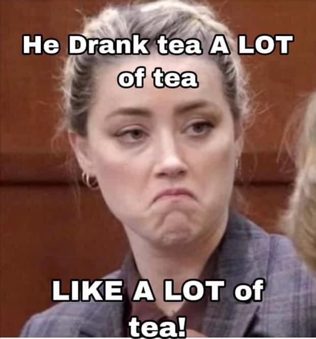 ManbaXocop's tweet photo. #DeppVsHeard #AmberTurd #AmberHeardlsALiar #JohnnyDeppVsAmberHeardTrial #JohnnyDeppIsInnocent #Teadrinkers #courttv #JohnnyDepp #AmberHeard #Aquaman2 #aquaman #Sweettea https://t.co/Jj7aQYk8tj