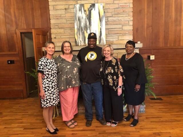 pcsdwarriors's tweet photo. Congratulations to Pontotoc City School District Retirees: Kathy Laughery, Jenna Patterson, Steve Johnson, Lynette Sappington, and Debra Vaughn. These dedicated employees were honored yesterday at a retirement reception held at the Pontotoc Community House. https://t.co/nl1IChE8FP