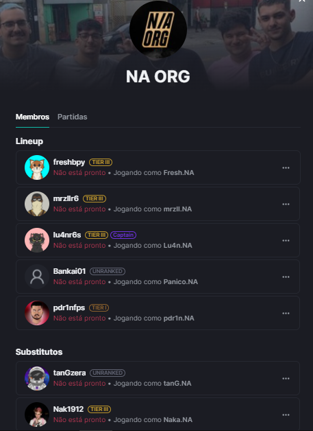 NovaSixR6's tweet photo. ๐ EQUIPE: #NAORG
๐ง๐ท @freshbpy
๐ง๐ท @mrzllr6
๐ง๐ท @lu4nfps
๐ง๐ท @DPanico_ ๐
๐ง๐ท @pdr1nfps ๐
๐ง๐ท @Naka_R6S
๐ง๐ท @Tangzera https://t.co/vsHsLFmGqn