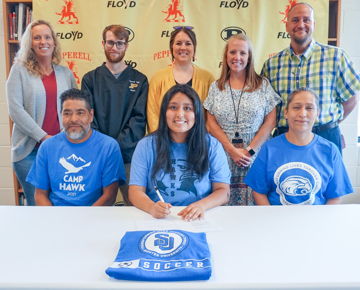 FloydCoSchools's tweet photo. 🎉Congratulations to Pepperell High Senior Rebeca Ortiz who will continue her education and soccer career at Shorter University!!⚽️ https://t.co/fPgmUrhNtR