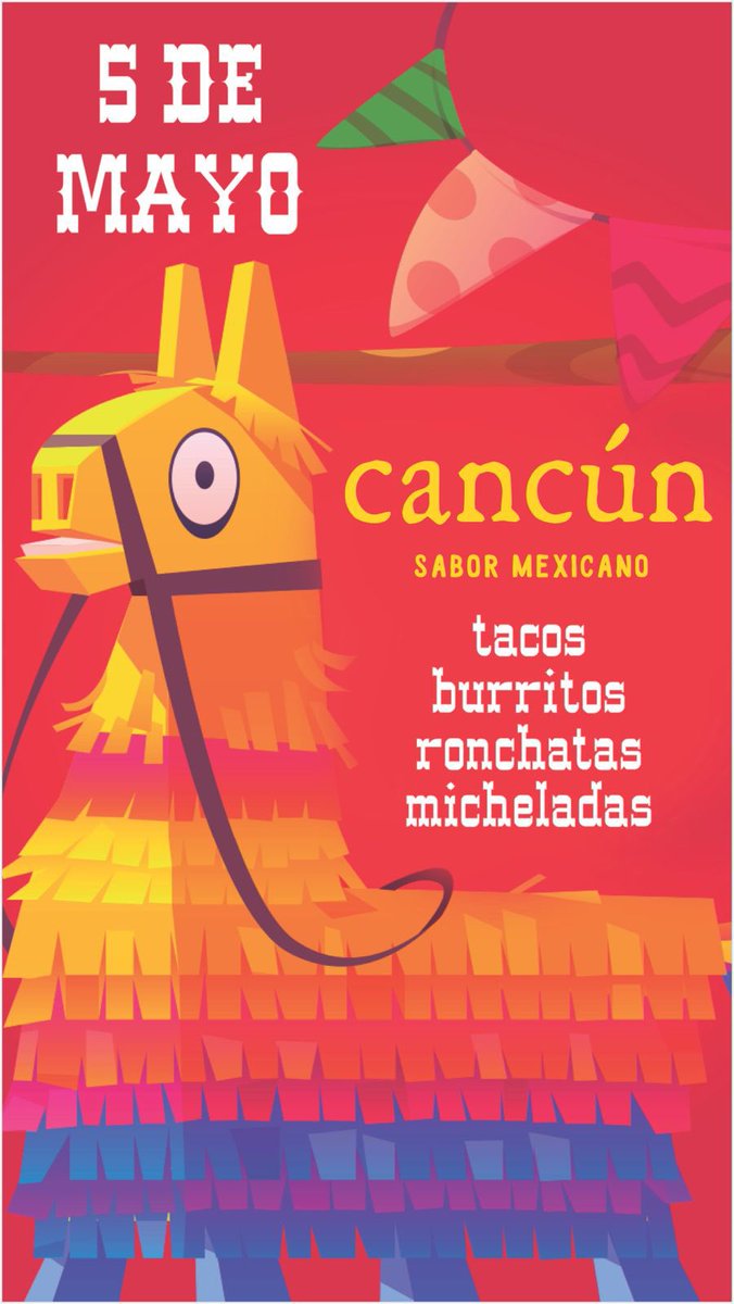 Cancun_Berkeley's tweet photo. Join us for our 5 de Mayo celebration!!! 
#5DeMayo 
#MexicanFood
#LetsCelebrate
#Burritos #Tacos #Margaritas #Guacamole #SaborMexicano
#Berkeley https://t.co/JsM4IW7imL