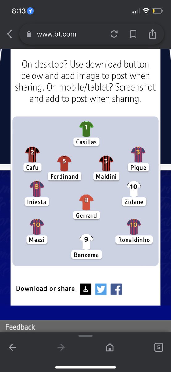 __shaannon's tweet photo. Here's my greatest Champions League XI ever. Surely this can't be beaten? #UCLIMMORTALS https://t.co/xPxmC4EKQ3 https://t.co/ttMMhxA4Og
