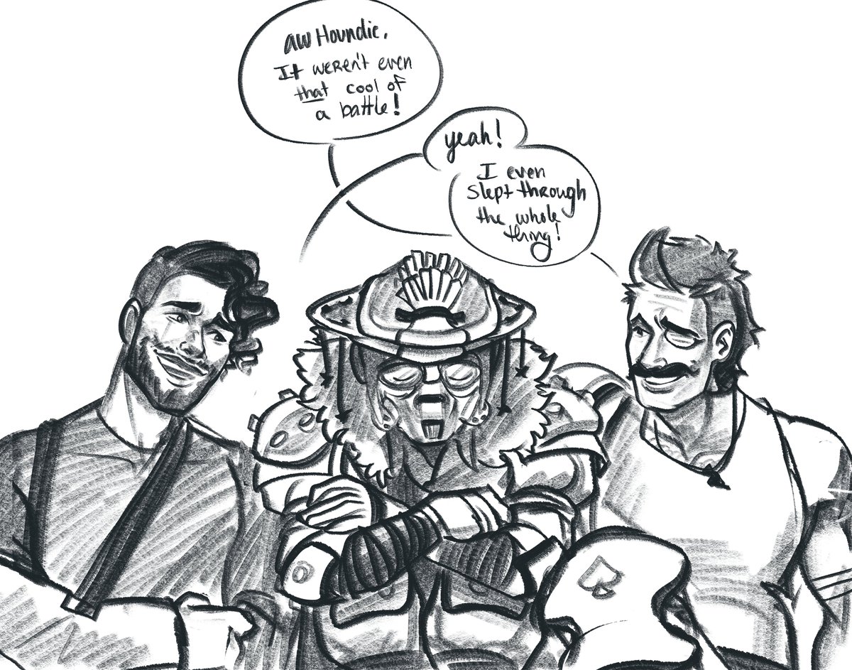 Not over the trailer actually, heres a Bloodhound getting comforted :C they missed it ALL D: