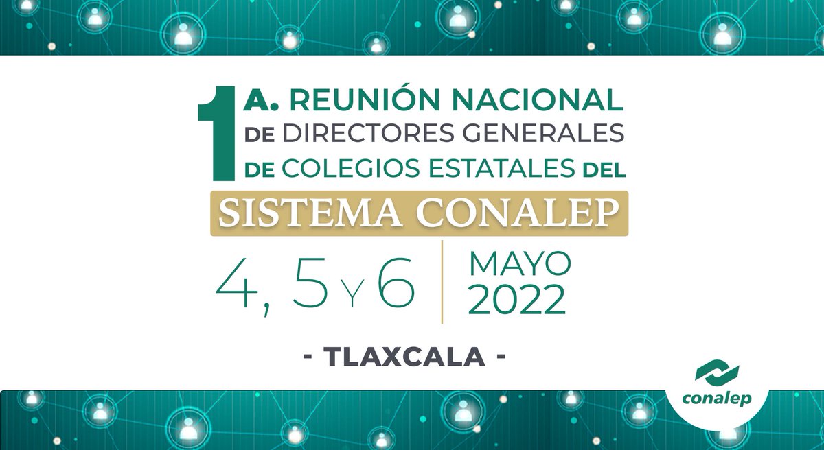 Te invitamos a ver la Inauguración de la 1era Reunión Nacional de Directores Generales de Colegios Estatales del Sistema CONALEP 2022, donde se verán temas sobre la mejora de la Educación Técnica. 
#Tlaxcala <a href="/LorenaCuellar/">Lorena Cuéllar</a> #TlaxcalaSiExiste 

👉🏻 youtu.be/E32VihyPeVY