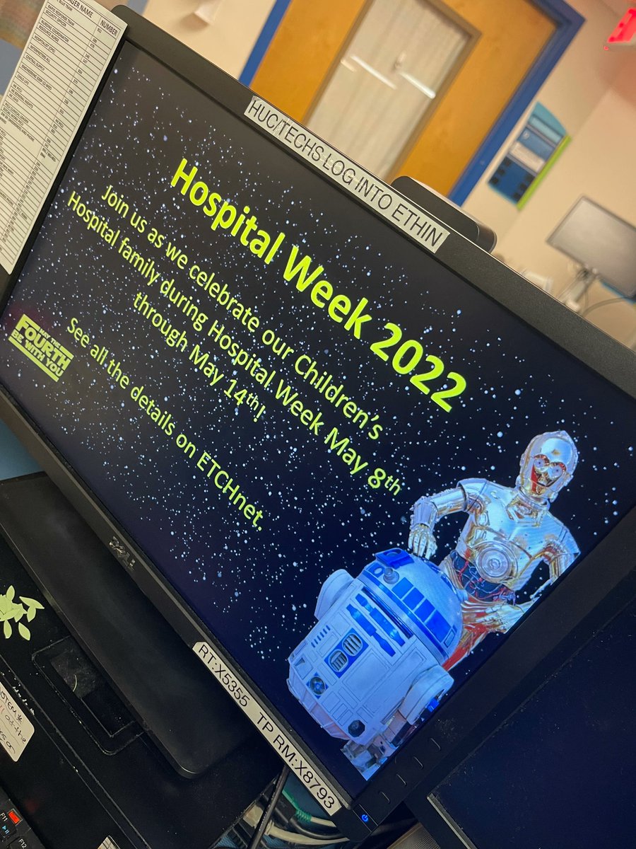 dollychildrens's tweet photo. Not Long Ago in A PICU Not Too Far Away.... a "May the Fourth Be With You" celebration took place yesterday at East Tennessee Children's Hospital. I have a bad feeling about this... #MayTheFourthBeWithYou #RatherKissAWookiee #YubNub #ForLuck #ILoveYouIKnow https://t.co/Z6IzDZSzYW