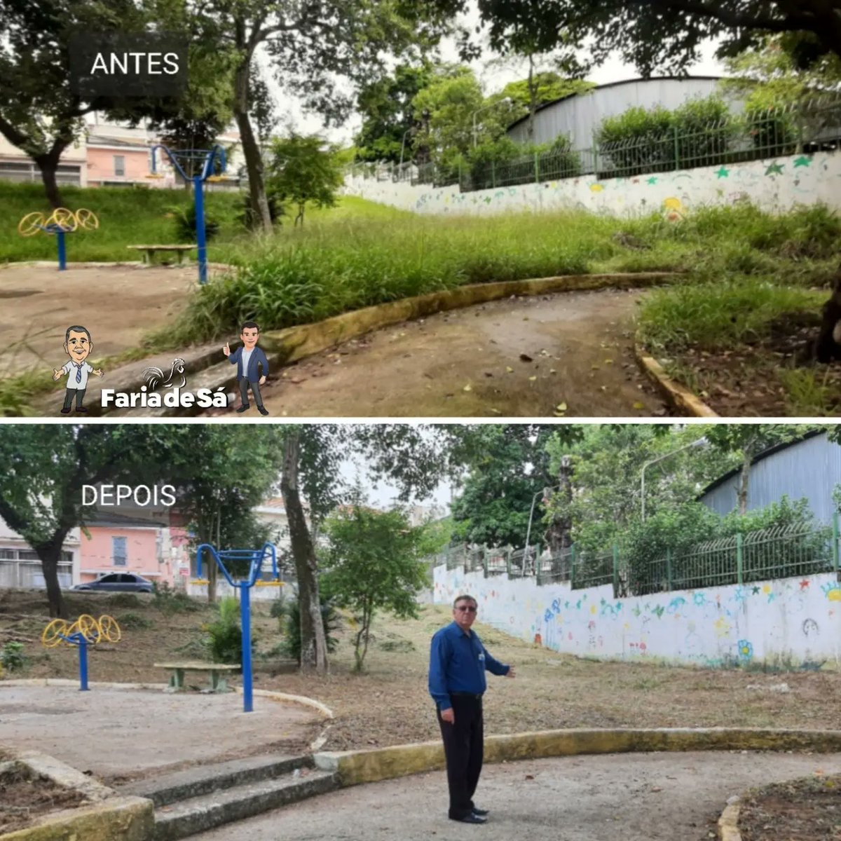 Coimbrajrc's tweet photo. Ofício: SEI/PMSP 060267690 
Gabinete Vereador Faria de Sá. 
Solicitamos Capinação e limpeza na Praça Professora Neiva Lenita Marcondes Carrara
Rua Faustino Paganini, alt. 531 - Chácara Cruzeiro do Sul. Zona Leste.  
Serviço executado Subprefeitura Penha https://t.co/PjUH0dx6kB