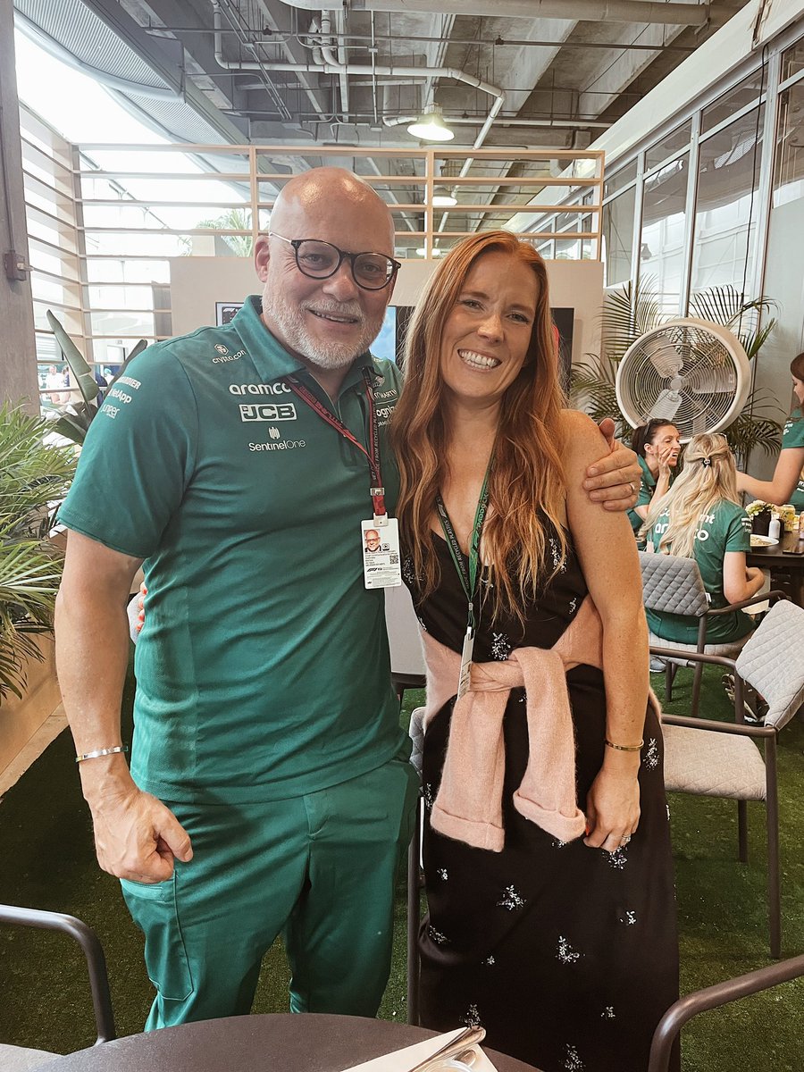 ToniCowanBrown's tweet image. An absolute pleasure and treat to meet @TheBishF1 So many incredible stories and a very clear (and good) vision for the future of this sport. #MiamiGP #IAMMIAMI