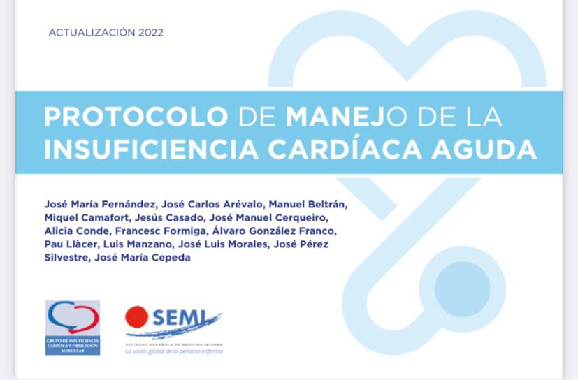 IcyfaSemi's tweet photo. 📢📢 Lanzamos el nuevo protocolo de manejo de la Insuficiencia Cardiaca Aguda de la
@Sociedad_SEMI
Aquí tenéis el enlace!👇👇
https://t.co/KG2u0s1l72
@chemachir @joscarlor2
@ManoloBeltranR @MiguelCamafort @JesusCasado20 @CondeMartel @FormigaFrancesc @alvarogfranco @jopesilver https://t.co/aQDWMehpoP