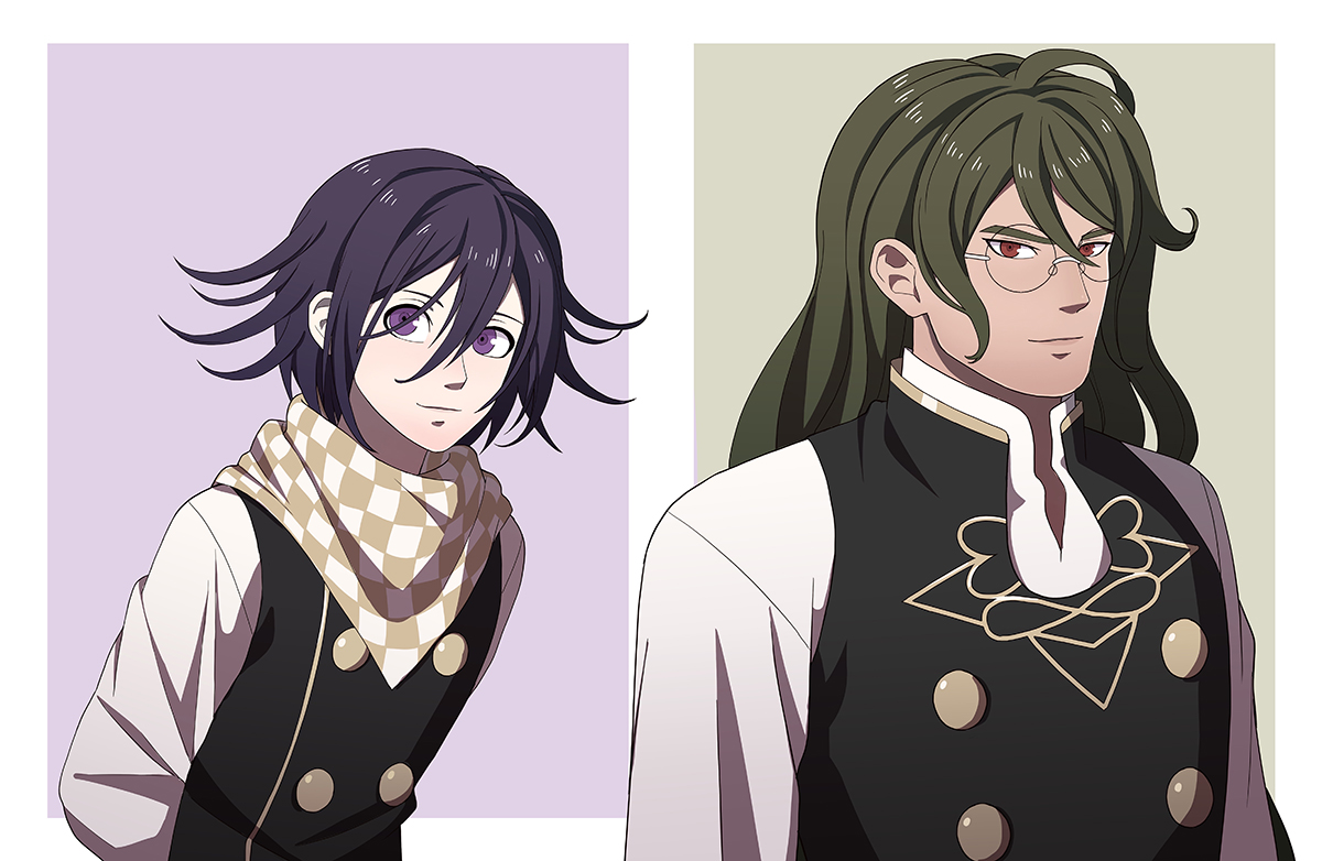 入間美兎 ,キーボ 「V3 characters in FE3H style! 
#danganron」|Cheer 🐶🌸 @zinesのイラスト
