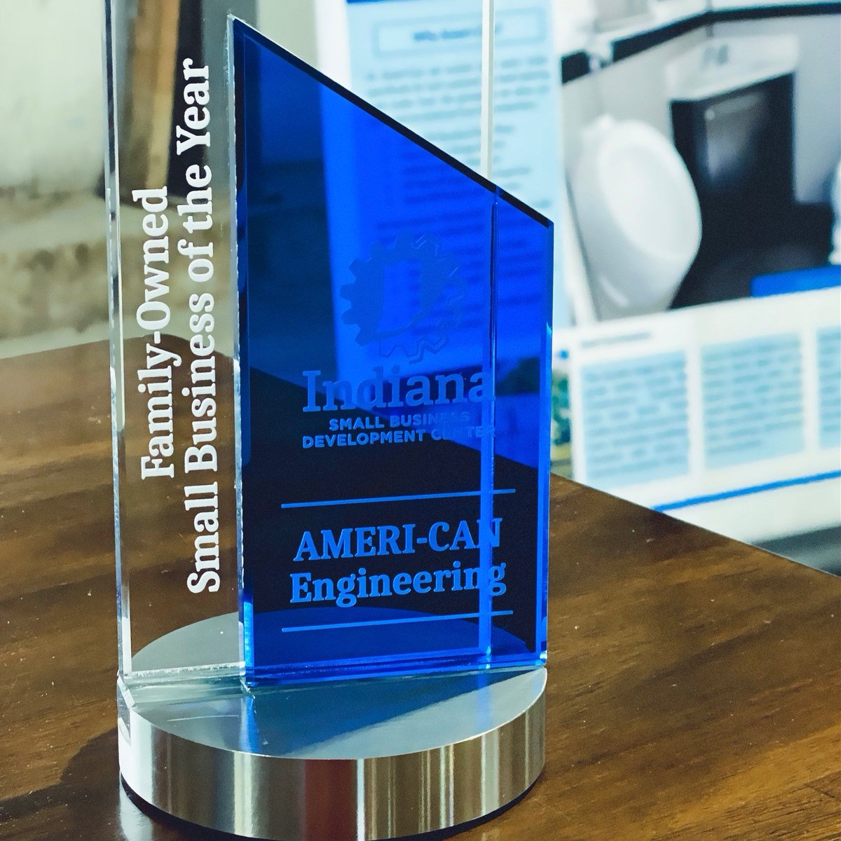 MarshallCtyEDC's tweet photo. Ameri-Can of Argos named Family-Owned Small Business of the Year by the Indiana Small Business Development Center. https://t.co/62GFREi6EP