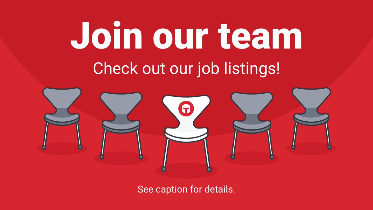 We’re hiring in development, product, IS, UX, and more! Remote options available – apply today: bit.ly/3seGWCi