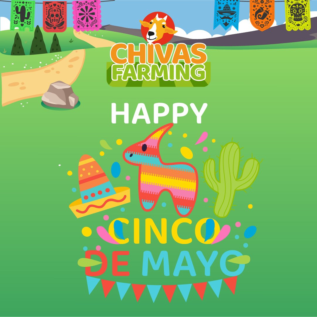 Happy Cinco de Mayo
#Chivas #Farming
#CincodeMayo 
#cincodemayo2022