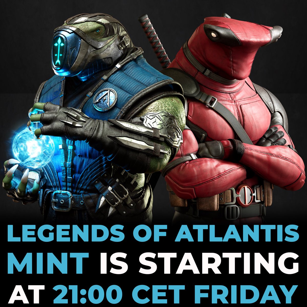 The day we have all been waiting for is almost here!!👀

Just 24h until our mint!!

🚨MINT DATE: FRIDAY, 6th of May, 21:00 CET🚨

See you in Atlantis!!

#NFTs #NFTCommumity #Metaverse