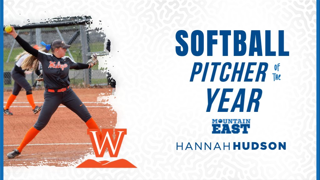 TheMountainEast's tweet photo. Hannah Hudson from West Virginia Wesleyan has been voted the 2022 MEC Pitcher of the Year! https://t.co/tBlexdcxW1