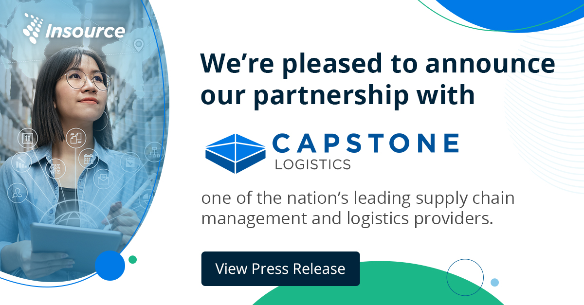 InsourcePerform's tweet image. We’re thrilled to announce our partnership with Capstone Logistics, experts in supply chain management, freight management, last-mile delivery services, and more. Together, we can continue focusing on producing amazing customer results! #development hubs.ly/Q019Fl_20