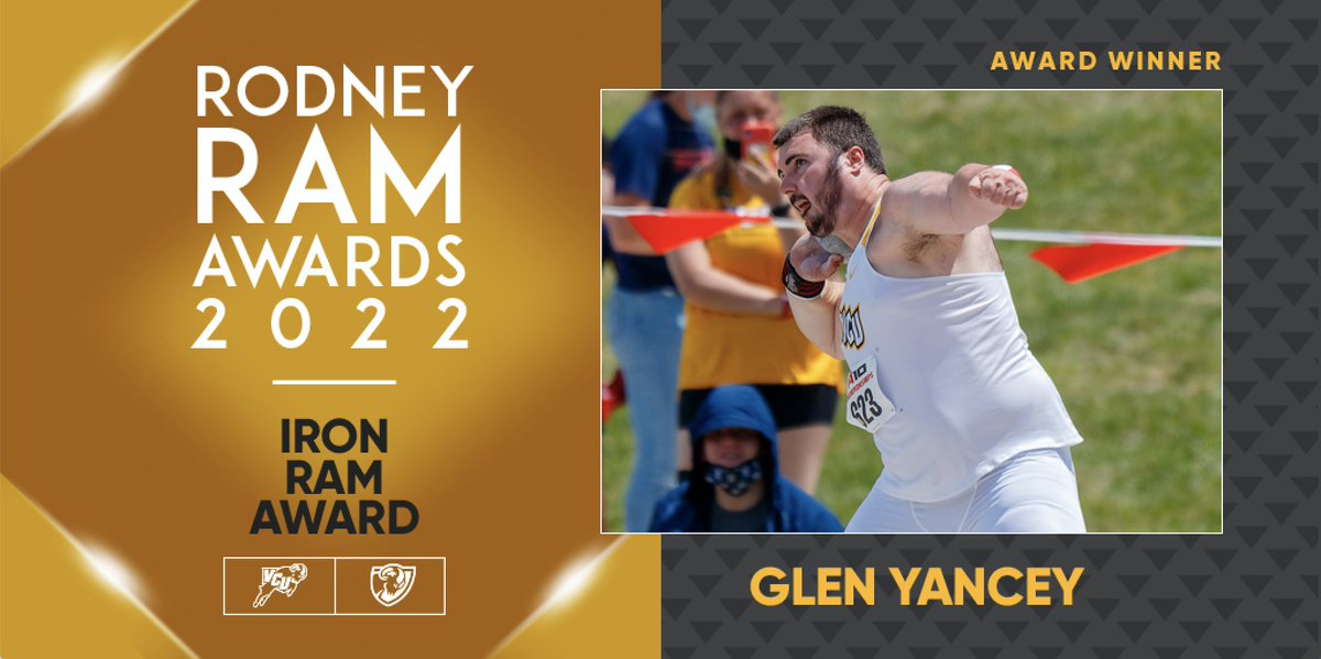 VCUTracknXC's tweet photo. Congrats to Glen Yancey, who was named a winner of the Iron Ram Award last night at the VCU Athletics Rodney Awards!

#ThisIsRamNation #LetsGoVCU https://t.co/sc88axT0lf