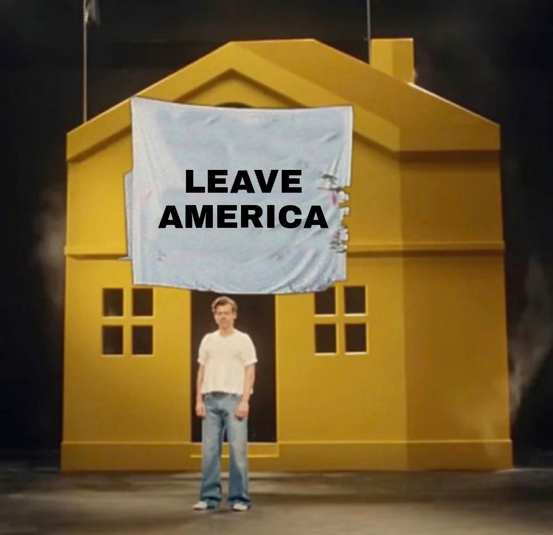 "harry styles has added 32 more shows in the US" 
the rest of the world: