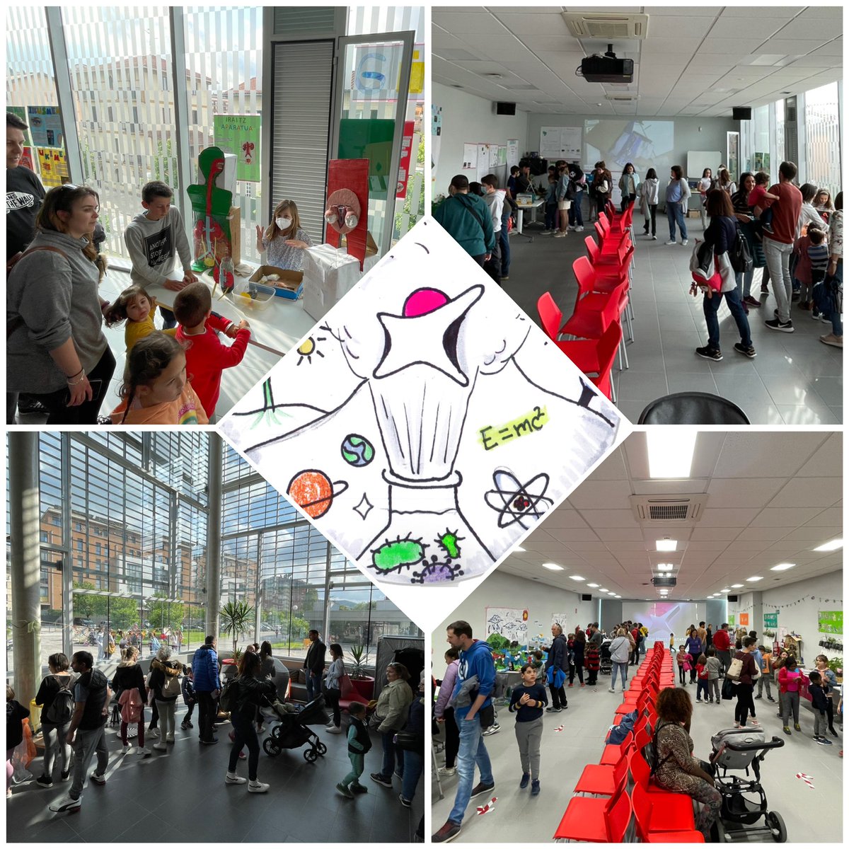 Por la tarde, las familias de los turnos de hoy se han acercado a nuestra feria #STEAMtokialai a conocer nuestros proyectos y a escuchar las explicaciones de nuestros alumnos/as. ¡Gracias a todos/as! Mañana más.
