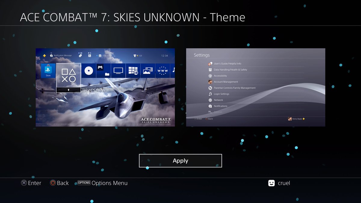 PS4_Themes's tweet photo. Ace Combat 7 Theme
Download From Here👇
https://t.co/AAk6xhK6vy
⬇️
✔ Like ♥️
✔ Retweet 🔁
✔  Turn On Post Notification🔔
✔ Follow Me🙋For More 👉@PS4_Themes https://t.co/mp9TESbba1