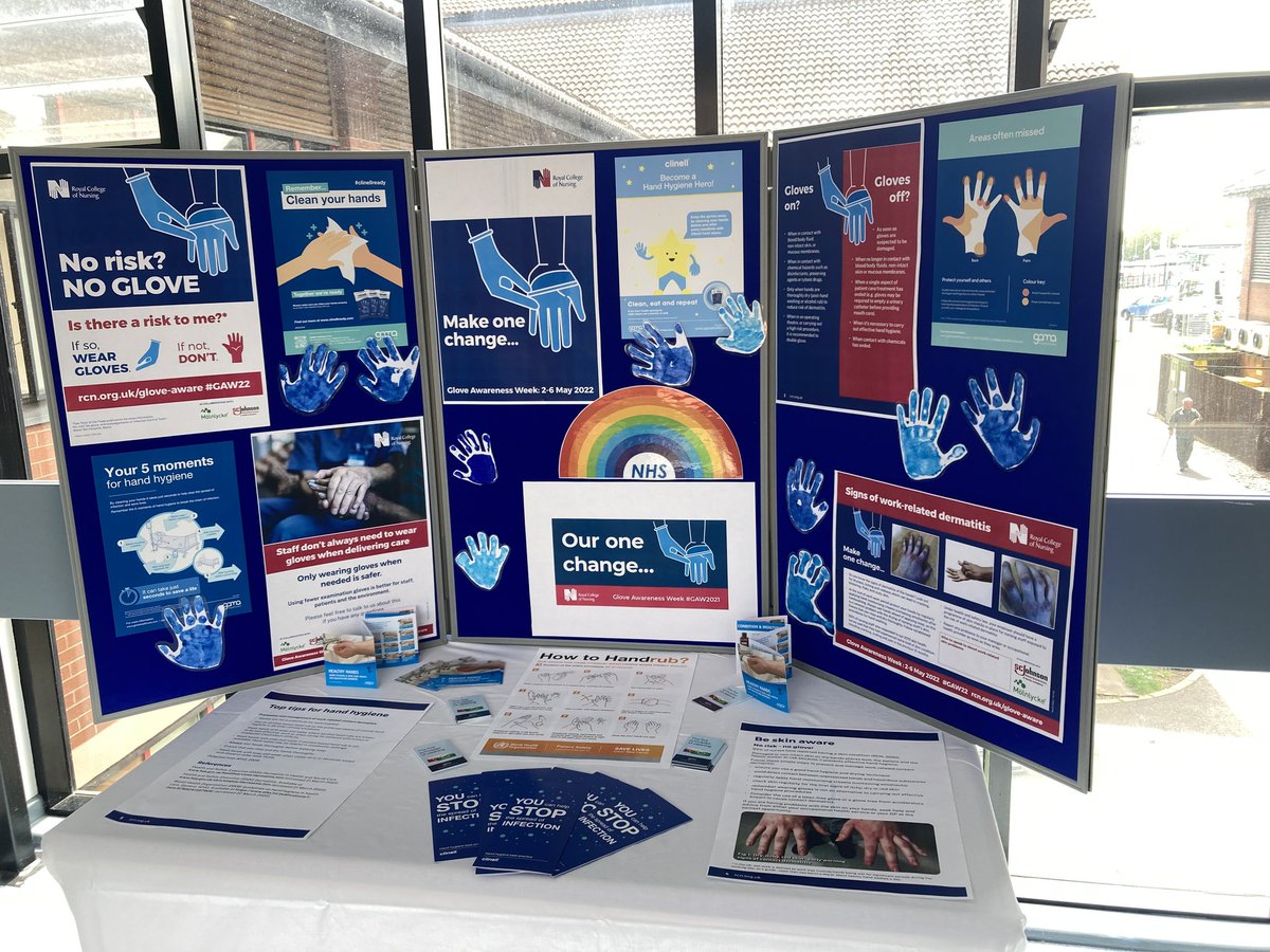 EHalfacree's tweet photo. Promoting the importance of hand hygiene today @GEHNHSnews @daljitathwal for world hand hygiene day 2022 &amp; supporting glove awareness week too! Thanks for everyone who came to see us! 🖐👏 https://t.co/3421mCxCRy