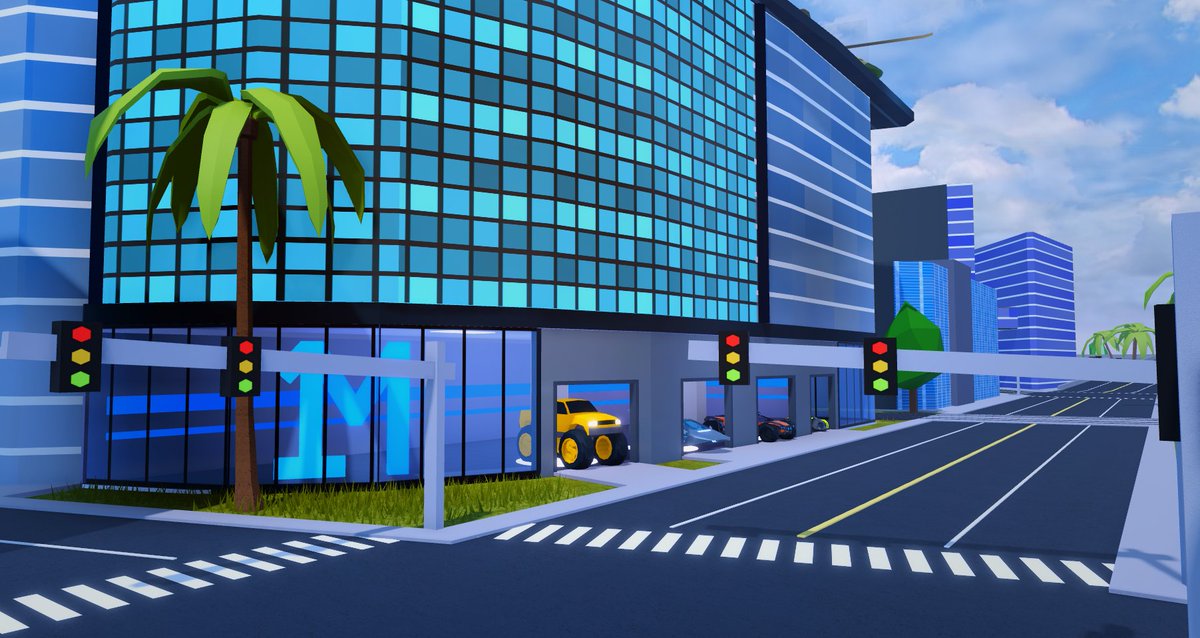 badimo's tweet photo. Our new Crater City is growing!
💰 The 1M Store has moved! With an all new design!
🎯 New Weapons Store option within Crater City!
🏁 New Garage building near the shore!
#Roblox #Jailbreak 

Update drops this weekend. We'll keep you updated! https://t.co/npH3aSOdbK