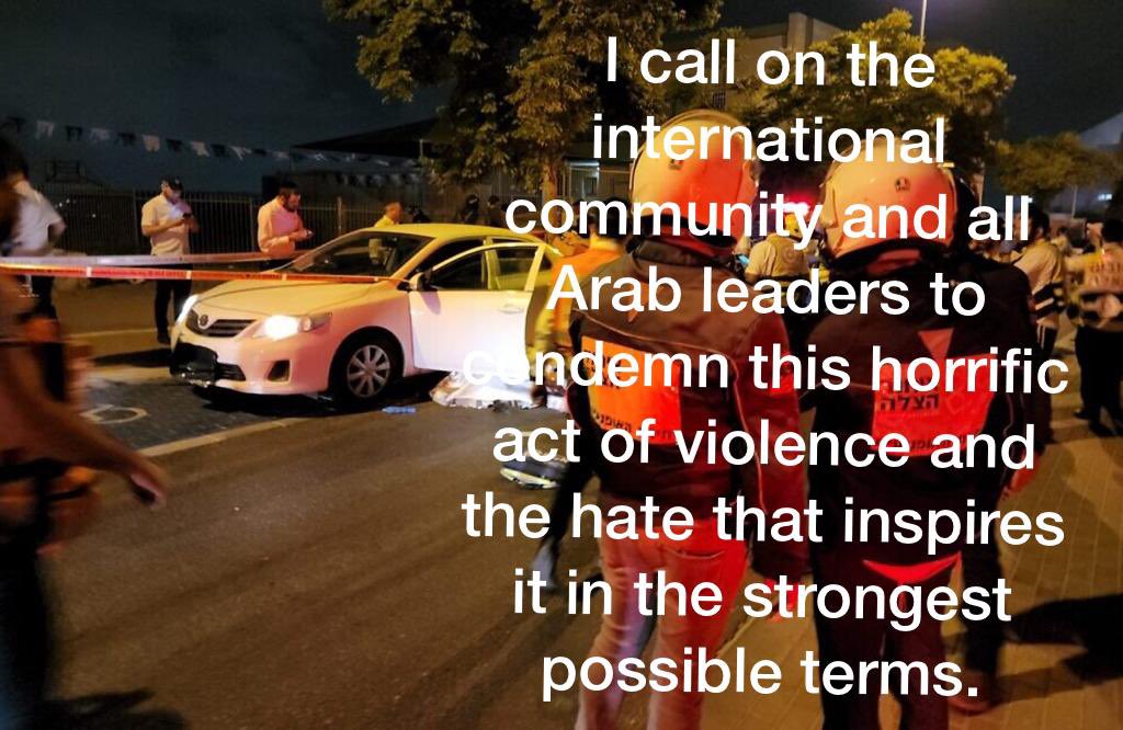 Terror has struck at the heart of Israeli society yet again.This latest attack, which comes on the heels of Yom Ha’atzmaut [Israel’s Independence Day], is a stark reminder that even in times of joy the people of Israel can never afford to drop their guard.