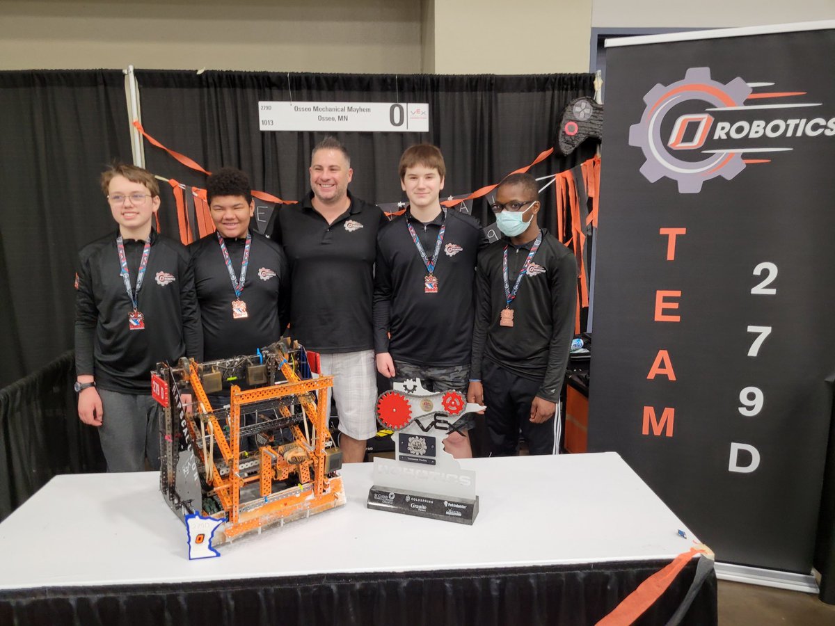 osseo_robotics's tweet photo. Despite a multitude of bad bounces and some miscommunication these boys battled hard and represented the state of Minnesota and better yet the city and district of Osseo well. 41st out of 72. Life lessons were learned along with fun! @OSHorioles @CityofOsseo @ISD279 @CityofOsseo https://t.co/KokZGIaM0B