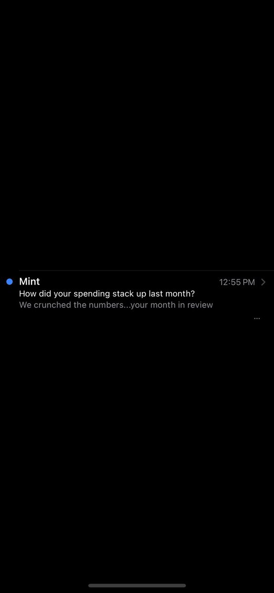 One email I’m not going to open…