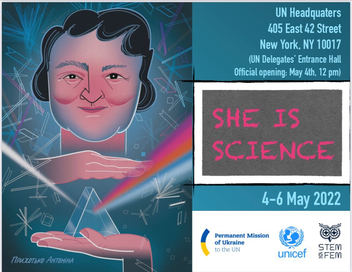 SergiyKyslytsya's tweet photo. Iโm honored Ukraine to co-chair the 7th annual Multistakeholder #STIForum for #SDGs. While you're following it, make sure you check our #SheIsScience exhibition, available both in Delegates' Hall live or virtually on Whova platform. https://t.co/k6jdaUh3e6