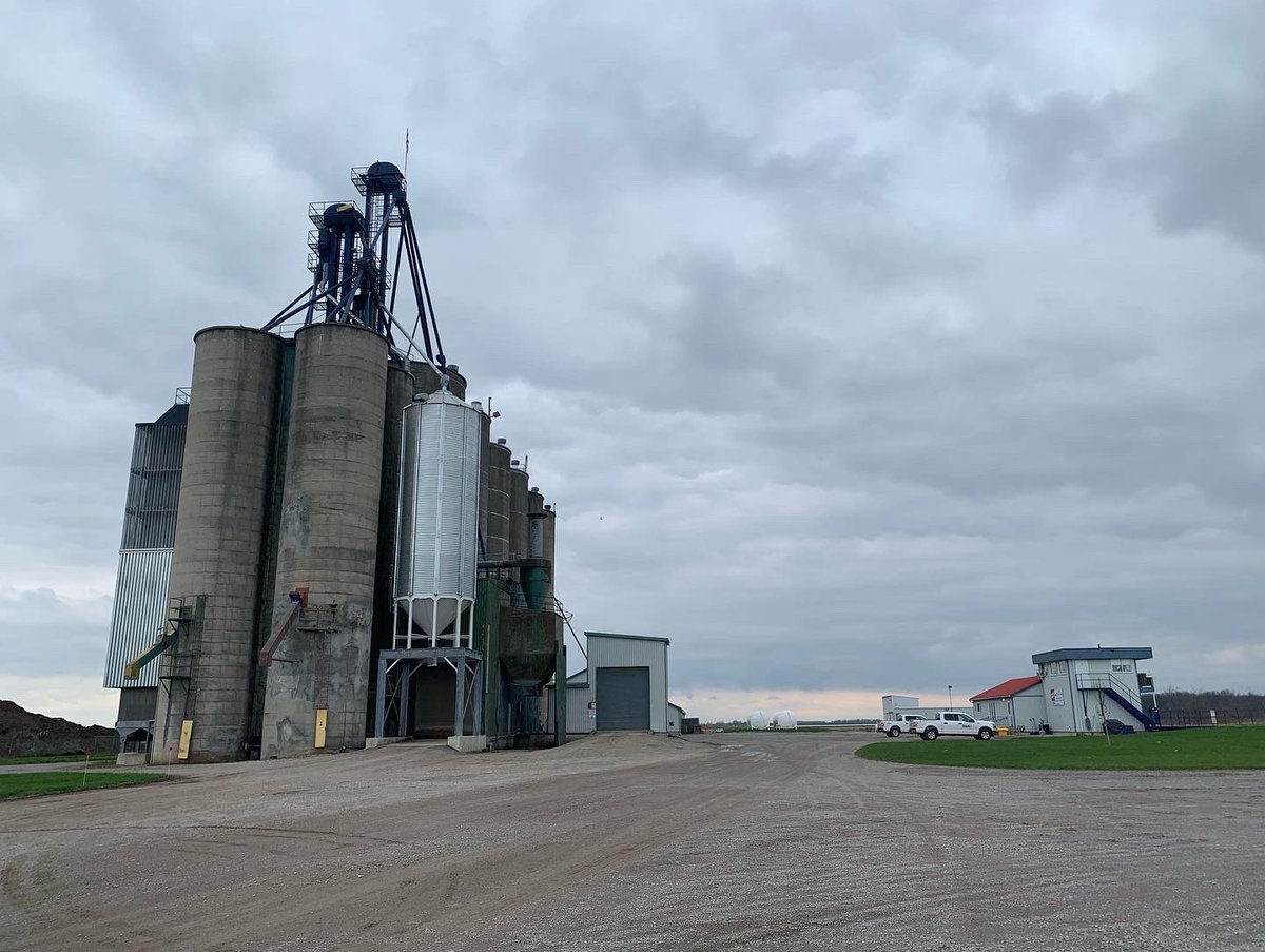 greatlakesgrain's tweet photo. Our Aylmer branch has 475,000bu storage with a 12,000 bu/hr leg and drying capabilities. @ChadHomick @CollardNolan or Lynn would love to help you out with your #grain needs as you head out into the field for #Plant22.       #ontag https://t.co/BUQjzFE0Tl
