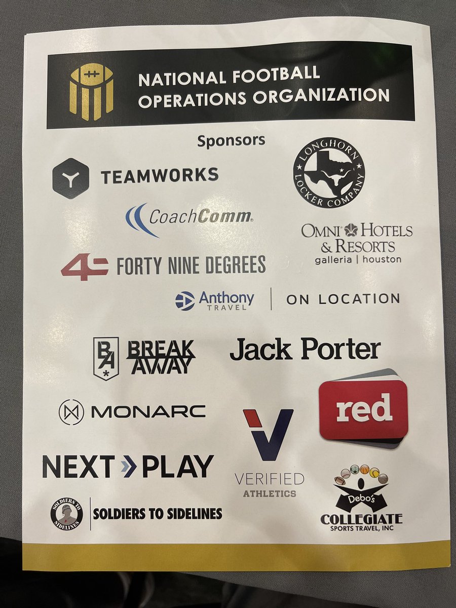 Mdoyle76's tweet photo. Packed house in Houston for the annual Football Operations National meetings. A big THANKS to all of our guest presenters, event organizers and our wonderful sponsors. https://t.co/rM2X6s9g3D