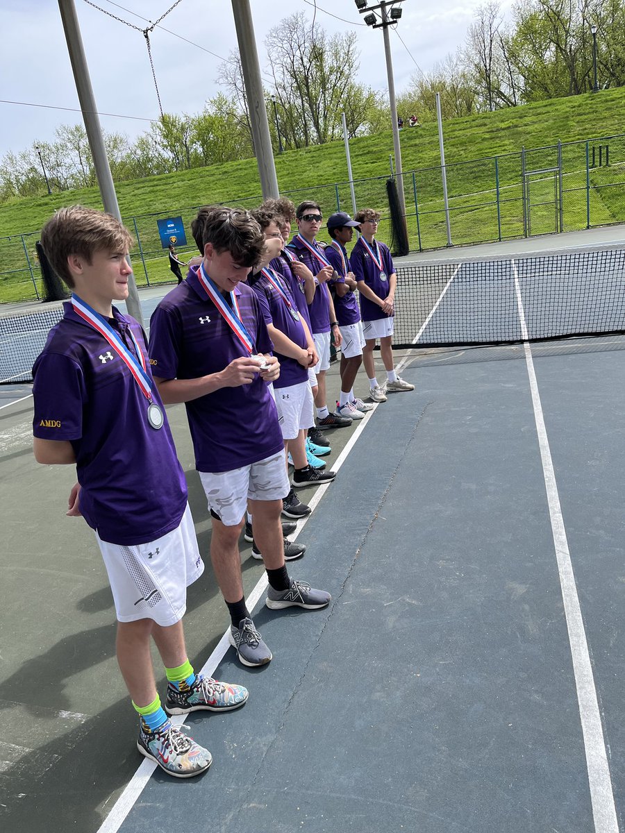 ScrPrepSports's tweet photo. Boys tennis claims 2nd place in the District 2 final match. Great, job! #PrepProud https://t.co/ngbd3kKZlo