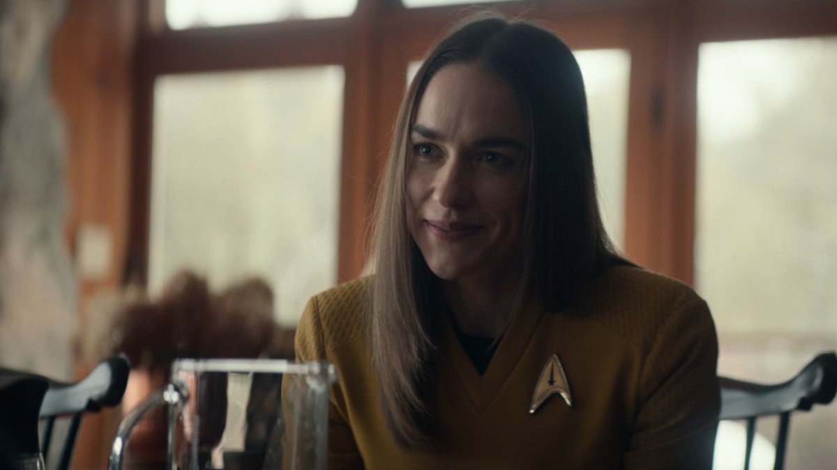 noradominick's tweet photo. that's CAPTAIN melanie scrofano to you #StrangeNewWorlds https://t.co/hsn7h9wheo