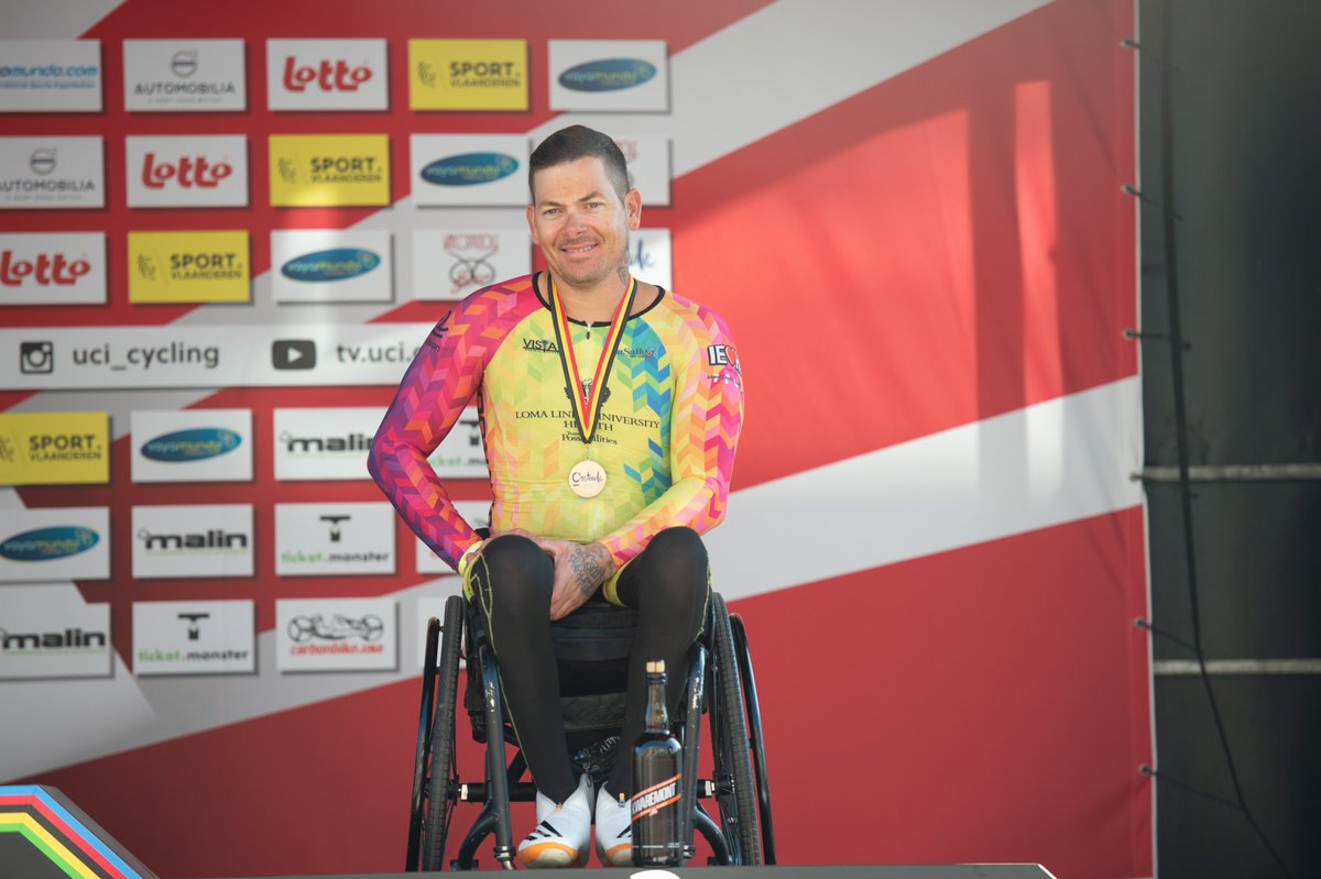 owen daniels on the podium