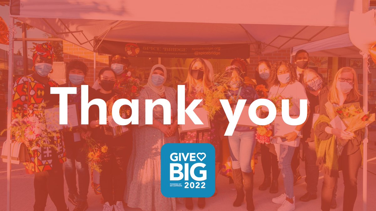 FoodInNetwork's tweet photo. Thank you to all our friends and supporters who participated in #GiveBig2022.
We are grateful for your support. https://t.co/8igQKtreLt