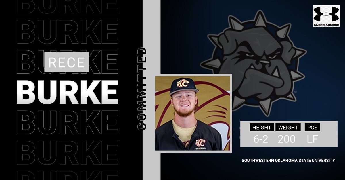 Congratulations to <a href="/ReeceBurke6/">Reece Burke</a> on committing to SWOSU! Burke hit .407 with 59 RBIs and 7 HR for the cougars this spring! Thank you for choosing Redlands! #TC&amp;B #Cougs