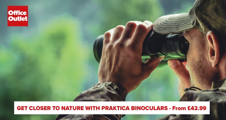 Prepare for the May dawn chorus &amp; get closer to #nature with #Praktica #binoculars at #OfficeOutlet - From £42.99

bit.ly/OO_PrakticaBin…