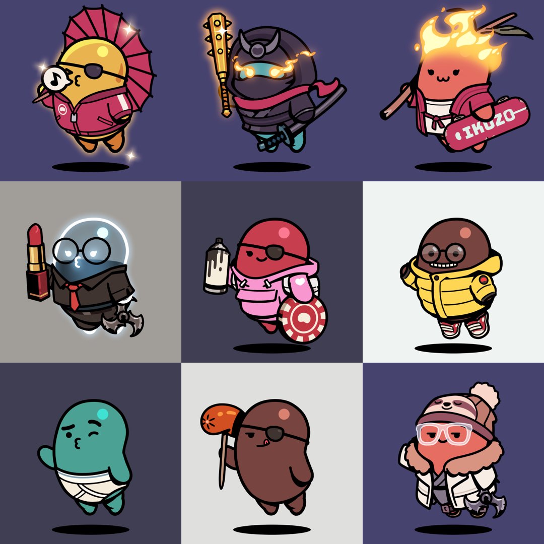 SteveG60117's tweet photo. Safe to say I'm in love with all of my Beanz. Got some insanely lucky pulls, but can anyone guess which is my fav?

(hint it's the bottom left one, that dude is straight VIBES)

Might have a new pfp for the day. @AzukiOfficial https://t.co/v5u6vP5y45