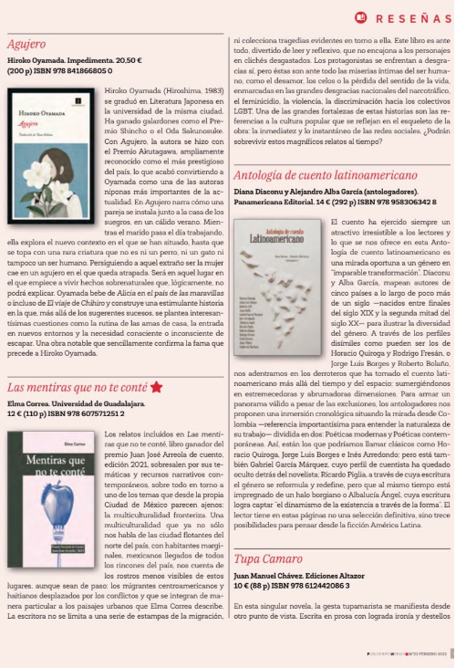editorialUDG's tweet photo. #AutorasUDG 

@PubWeekEs, el referente internacional sobre la industria editorial y las reseñas de los libros más importantes, ha concedido su ⭐️ a "Mentiras que no te conté" de @elma_aurea.

¡Nos alegramos contigo, querida Elma!

Lee la reseña completa en https://t.co/o3wR8Usq6h https://t.co/aPWNhMcTi2
